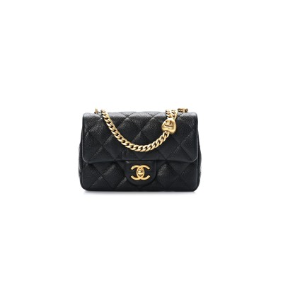 CHANEL CAVIAR QUILTED MINI SWEETHEART FLAP 1337872 (18*13*6cm)